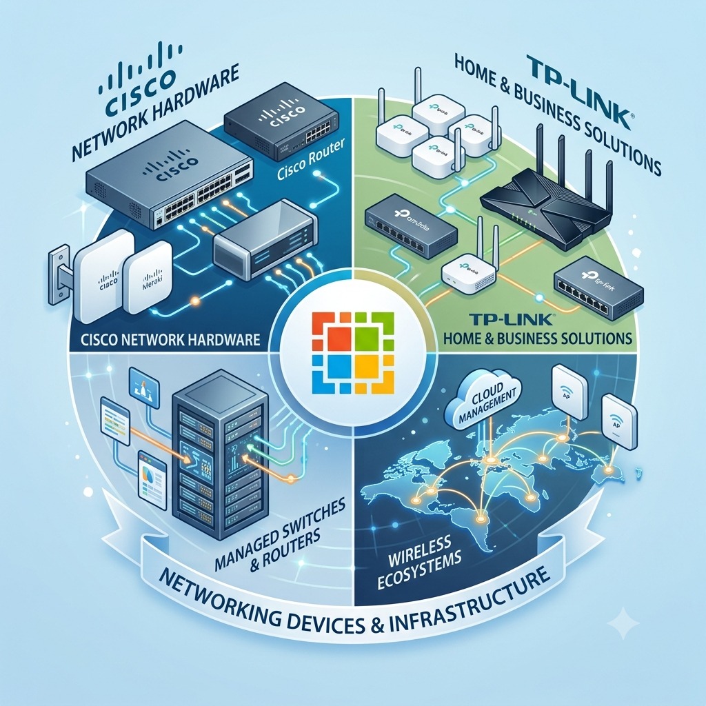 Networking Devices – CISCO, TP Link